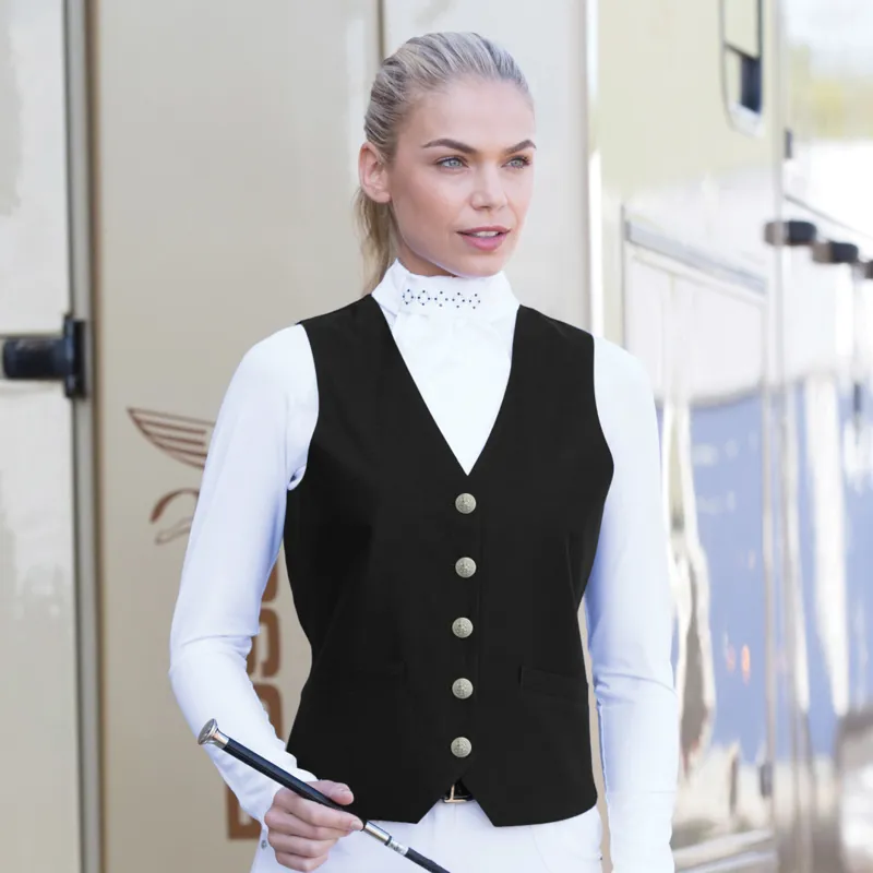 Equetech Ladies Quantum Dressage Waistcoat Black